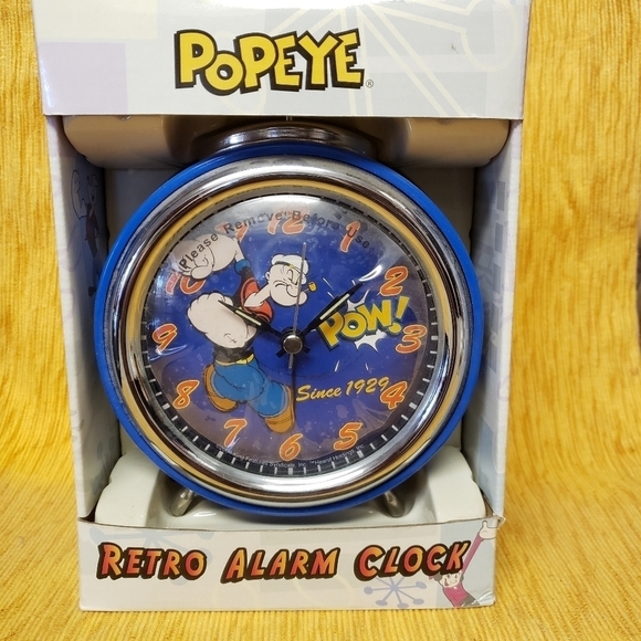 Popeye Retro Alarm Clock from 2004 - Picture 1 of 4
